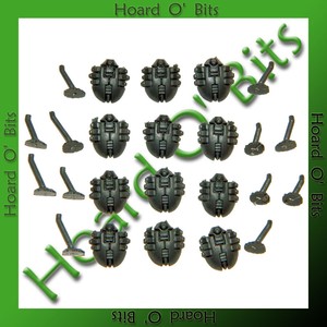 WARHAMMER 40K BIN BITS NECRON WARRIORS - 12x CANOPTEK SCARABS