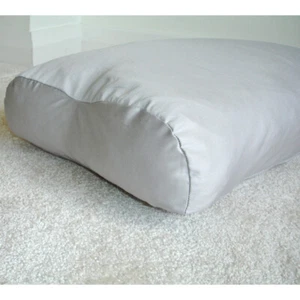 Tempur Original Travel Pillow COVER ONLY 100% Cotton Sateen Grey 300 TC SMALL - Picture 1 of 4