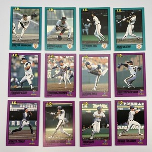 1993 TOMY I.D Card Trading card japan baseball 12 Sheet Set  No,5