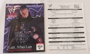 WWF Magazin 1999 OVER THE EDGE Programm Owen Hart Blue Blazer St Louis Blatt WWE - Bild 1 von 5