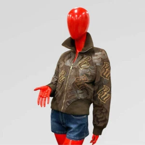 Giacca donna Rocawear marrone all over nuova con etichetta - Foto 1 di 4