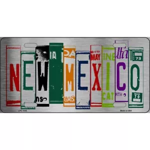 Matrícula de motocicleta 4" x 7" Nuevo México arte metal novedad matrícula - Imagen 1 de 1