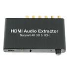 Supports 4K 3D 5.1CH HDMI Audio Extractor DecodeR Coaxial RCA Adapter A5X7