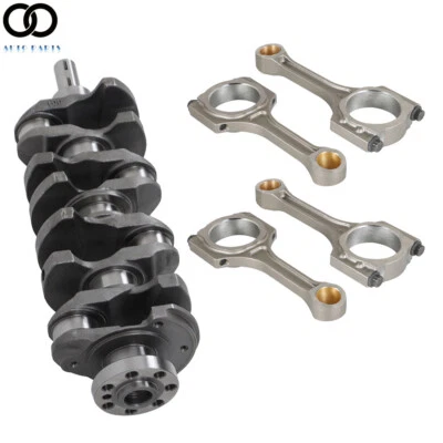 For 2006 07-2019 2020 Hyundai Sonata Kia Forte 2.4L Crankshaft w/ Connecting Rod Foto 1 de 4