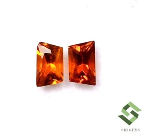 Natural Citrine Tapper Cut Pair 4.25x3.50x2.50 mm 0.35 CTS Faceted Loose Gems - Picture 1 of 6