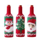 Christmas Sweater Wine Bottle Cover Knit Dress for Wine Bottles Decor