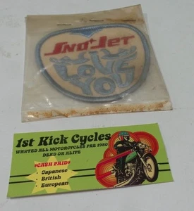 NUEVO DE COLECCIÓN SNO JET YAMAHA MOTO DE NIEVE PARCHE ORIGINAL OEM - Imagen 1 de 1
