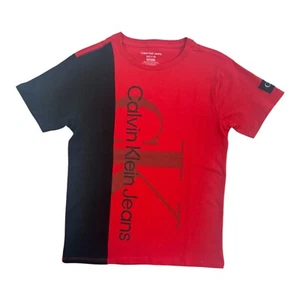 Calvin Klein Big Boys'  T-Shirt  Size 8, 10-12, 14-16, 18-20 - Picture 1 of 1
