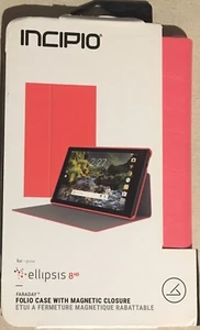 Incipio Faraday Folio Case cover and Stand for Verizon Ellipsis 8 HD - Pink - Picture 1 of 3