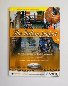The Italian Project 2b Course English Intermediate Workbook Marin + 1 DVD & 1 CD - Picture 1 of 7