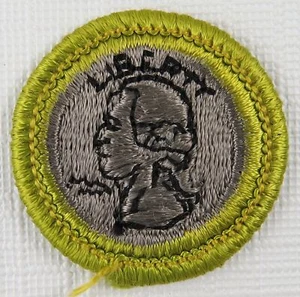 Coin Collecting (Black Letters) Merit Badge 1973-1991 Type H [MB-670] - Picture 1 of 1