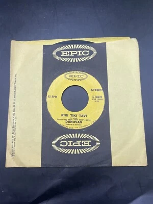 DONOVAN RIKI TIKI TAVI / ROOTS OF OAK 45 RPM F7B - Image 1 of 4