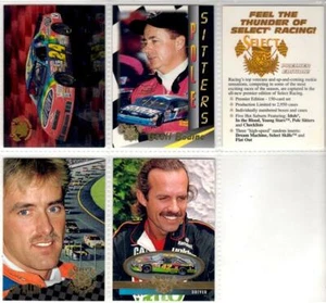 NASCAR PINNACLE 1994 PREMIER EDITION PROMO CARD SET OF 5 - ALLEN-PETTY-BODINE - Picture 1 of 2