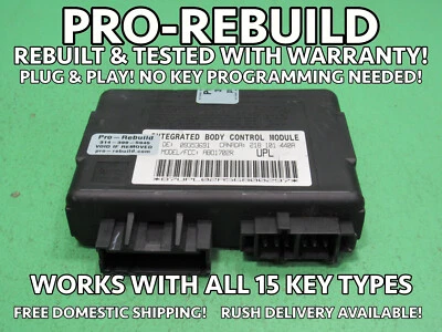 CAMARO FIREBIRD F-BODY BCM INTERGRATED BODY CONTROL UPL MODULE 09353691 REBUILT - Image 1 of 4