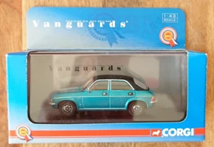 Corgi Vanguards VA04510 Austin Allegro 1750 SS Lagoon Blue Ltd Edition New - Picture 1 of 5