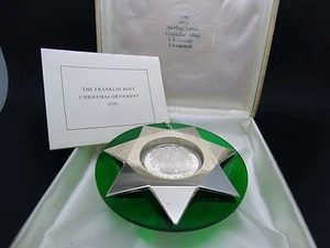 1974 Franklin Mint 4" Hark The Herald Angels Sing Sterling Christmas Ornament - Picture 1 of 6