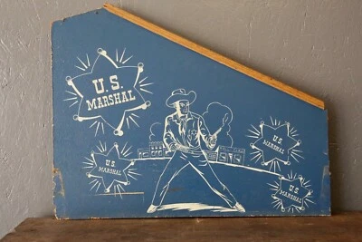 Letrero de juego arcade máquina de operación de monedas Marshall Target de colección solo lateral Foto 1 de 4