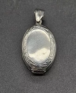 Vintage Sterlingsilber 925 faltbares Medaillon/4 Fotohalter UK/1995 - Bild 1 von 10