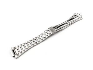 25 mm SILBER Edelstahl Armband Uhrenarmband passend für PATEK PHILIPPE Armbanduhr - Bild 1 von 5