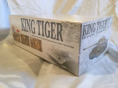 Armadura de dragón 1/35 REY TIGRE alemán Henschel con Zimerit 61011 Foto 1 de 3