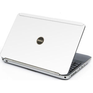 WHITE Vinyl Lid Skin Cover Decal fits Dell Latitude E5530 Laptop