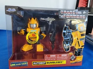 Transformers G1 Bumblebee Light-Up 4" Die-cast Metal Collectible Figure, Toys... - Picture 1 of 4
