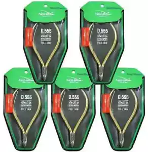 Nghia - Alicate para cutículas de acero duro D555 mandíbula completa (paquete de 5) - Imagen 1 de 1