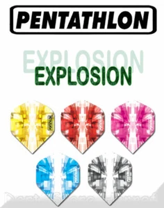 6 Dart Flights Pentathlon EXPLOSION - Color selectable - Picture 1 of 6