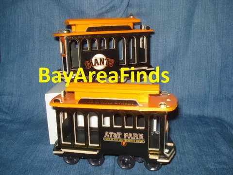 San Francisco Willie Mays Giants Stadium Cable Car Replica 9/3 2017 SGA SF Cover