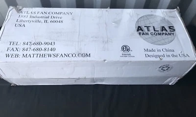 Ventilador de techo Mathews Atlas Eliza-H Abrazador Paleta SIN ASPAS NUEVO EN CAJA Foto 1 de 4
