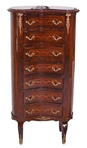 Nierenkommode Barock Kommode Semaniere Intarsien Schrank Antik Wochenkommode - Bild 1 von 5
