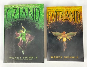Lot 2 Wendy Spinale Books Ozland Hardback & Everland Paperback 1st Editions - Picture 1 of 13