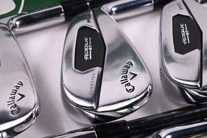 Callaway Rogue ST Pro Irons / 6-PW+GW / Regular Flex UST Recoil Dart 65 Shafts - Picture 1 of 7