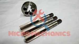 4x 11/16" x 11 ANC & UNC TPI HIGH CARBON STEEL TAPS AND DIE - Bild 1 von 1