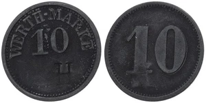 Token Marke - 10 Pfennig ohne Jahr H. Werth-Marke - Picture 1 of 1