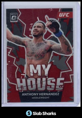 2023 PANINI DONRUSS OPTIC UFC #18 ANTHONY HERNANDEZ MY HOUSE RED ROOKIE /99 - Изображение 1 из 4