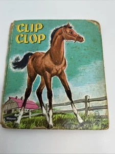 CLIP CLOP Vintage Children's Whitman Tell-A-Tale Book Pony Horse - Picture 1 of 10