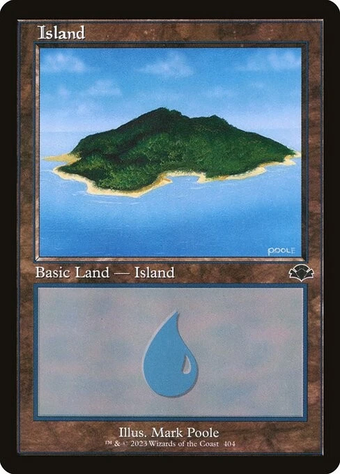 Island (404) (Retro Frame) - Dominaria Remastered - L - #404 - NM - Image 1 of 1