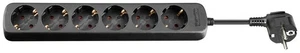 10x Steckdosenleiste; NK 600-300 CS schwarz 3m - Afbeelding 1 van 1