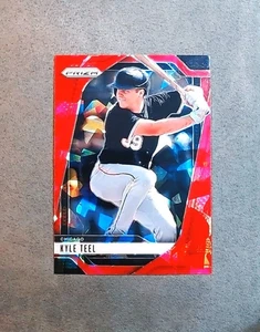 2025 Panini Prizm Baseball - Red Ice Prizm #193 Kyle Teel - Bild 1 von 2
