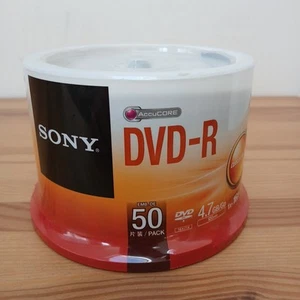 50x Sony DVD-R 4,7 Go/120 min broche disque NEUF SCELLÉ disques enregistrables 16x vitesse - Photo 1/5
