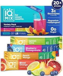 Polvo electrolito de hidratación IQMIX - Fórmula 4 en 1 para hidratación, claritud mental - Imagen 1 de 3