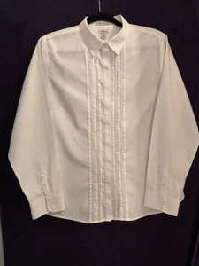 EUC L.L.Bean weißer Smoking vorne faltenfrei Knopfleiste $ 90 - Medium - Bild 1 von 7