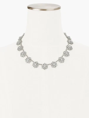 Nuevo con etiquetas Collar Talbots Cristal Copo de Nieve Foto 1 de 4