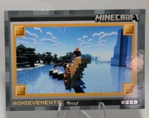 Ahoy! #220 Stone Parallel Achievements 2024 Panini Minecraft - Picture 1 of 2