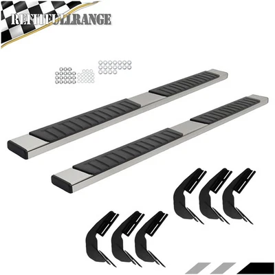 For Dodge Ram 1500 Crew Cab 2019-2023 2024 6" Running Boards Side Steps Black - Image 1 of 4