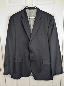 Jack Victor Blazer Men's 46L Blue Single Breasted Wool - Picture 1 of 14