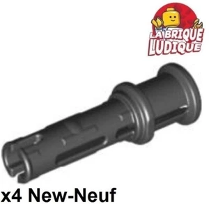 Lego technic 4x Pin Long with Friction ridges Stop Bush noir/black 32054 NEUF - Imagen 1 de 1