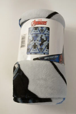 The Avengers (B1D) Black Panther Throw Blanket (JSF6) 46" by 60" NWT Marvel MCU - Image 1 of 4