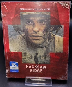 NEW Hacksaw Ridge 4K Ultra HD + Blu-Ray Steelbook (Best Buy Exclusive) - Foto 1 di 6